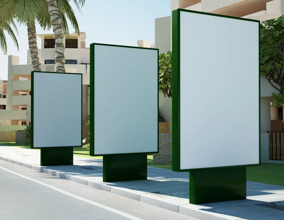Blank billboard mock-ups