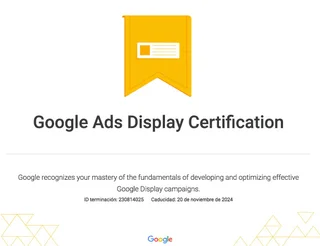 Google Ads certificate